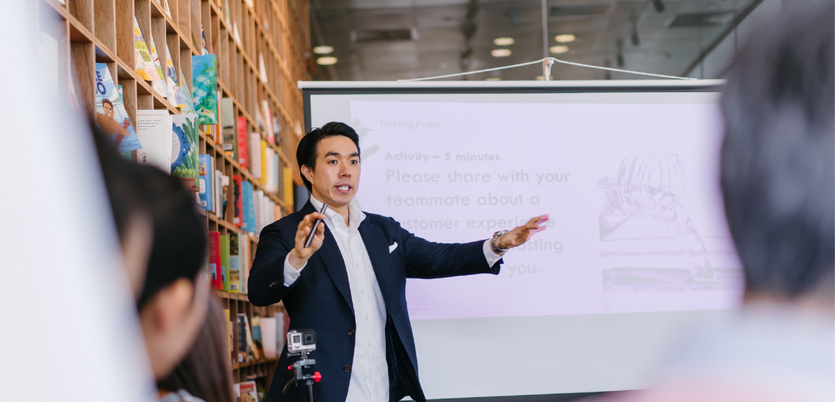 an expert who is an authority on a subject sharing a presentation on this topic